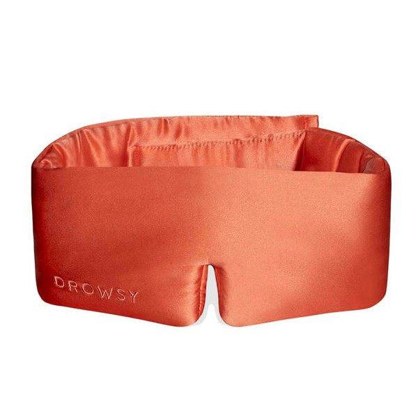 Drowsy Sleep Co Silk Sleep Mask - Summer Coral