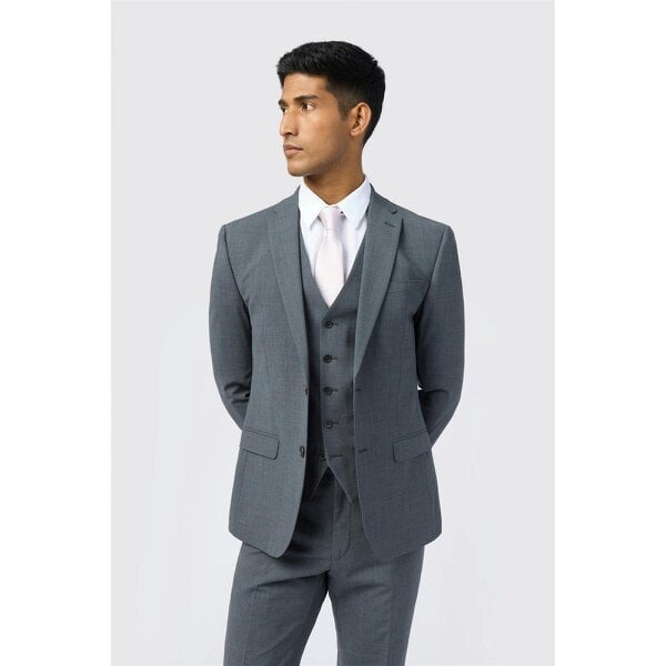 Ted Baker Slim Fit Performance Charcoal Panama Jacket