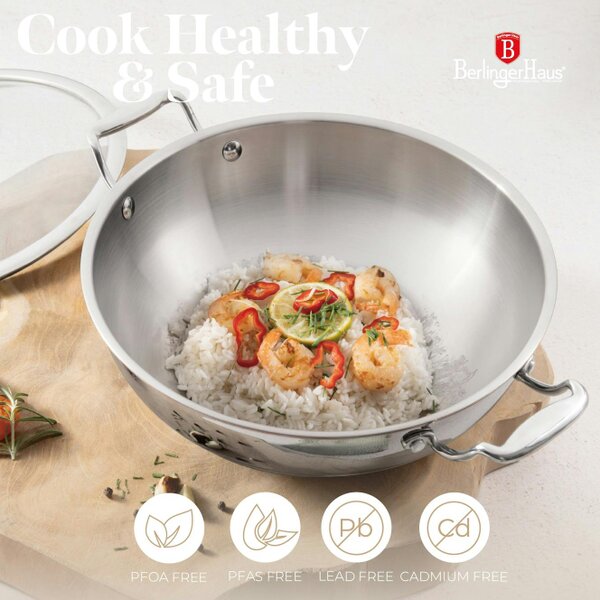 Berlinger Haus Wok with Lid, 24 cm Berlinger Haus BH8812