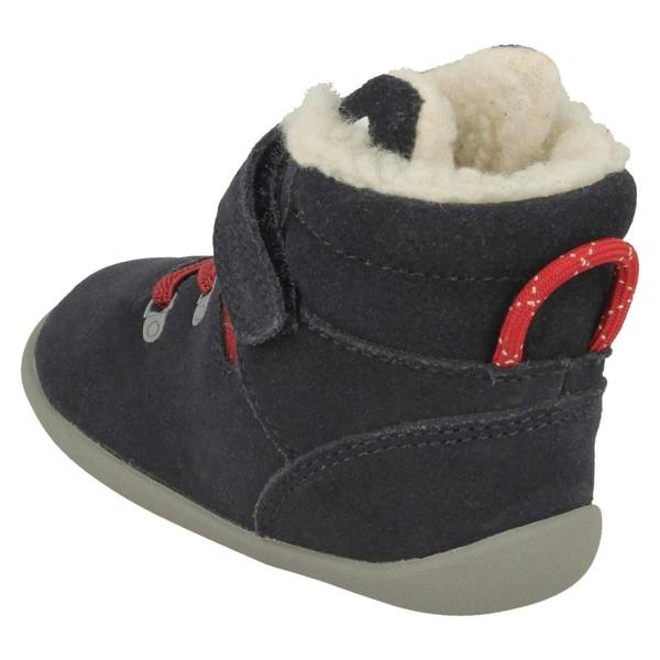 Clarks Childrens Clarks Fox Detailed Ankle Boots Roamer Snug T