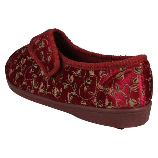 Spot On Ladies Spot On Hook & Loop Fastening Slippers LVSW