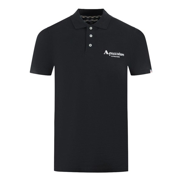 Aquascutum London Classic Polo Shirt - Black