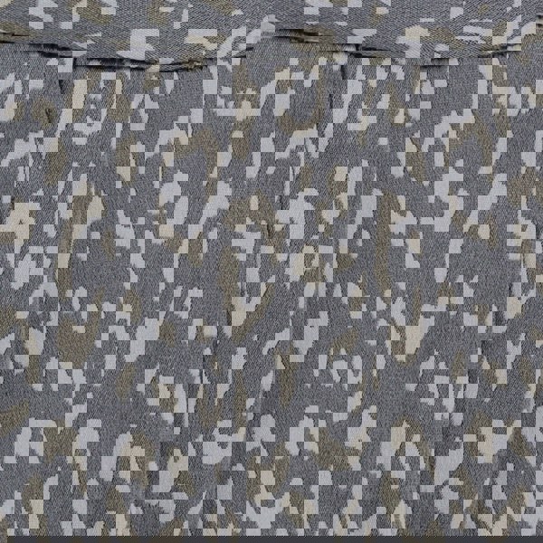Stella McCartney luxurious tailored slim fit trousers in a mid-grey and cream leopard jacquard fabric