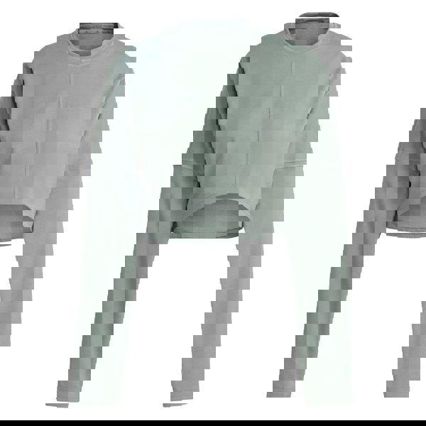 Adidas Women's Yoga Studio Crop Sweatshirt - Green