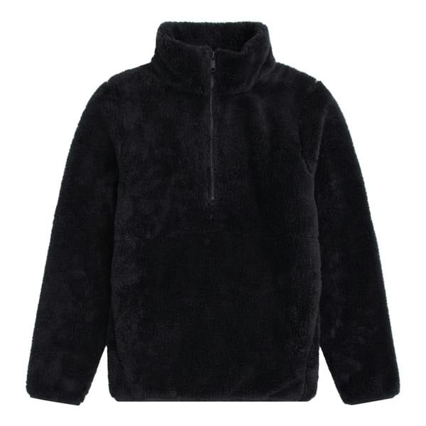 Animal Womens/Ladies Teddy Fleece Half Zip Jacket - Black - 