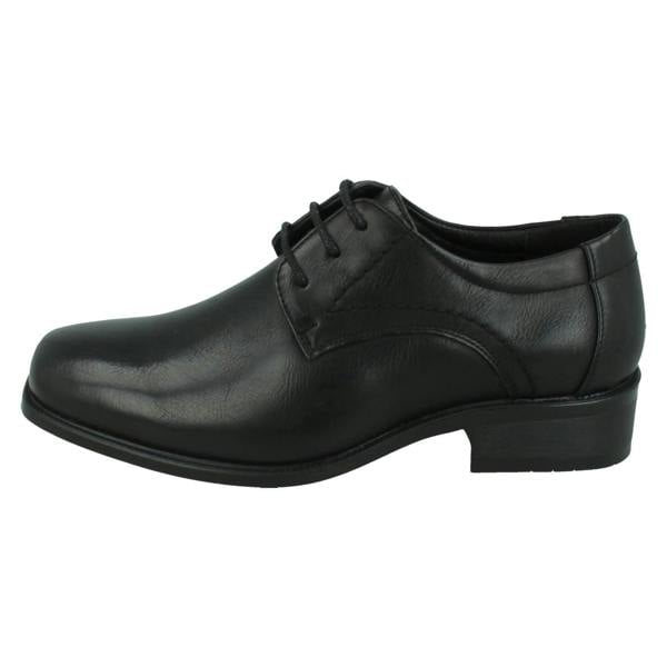 Spot On Boys Low Heel Lace Up Smart Shoes N1157