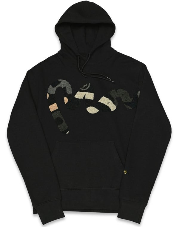 Money Big Sig Chenille Hood Black