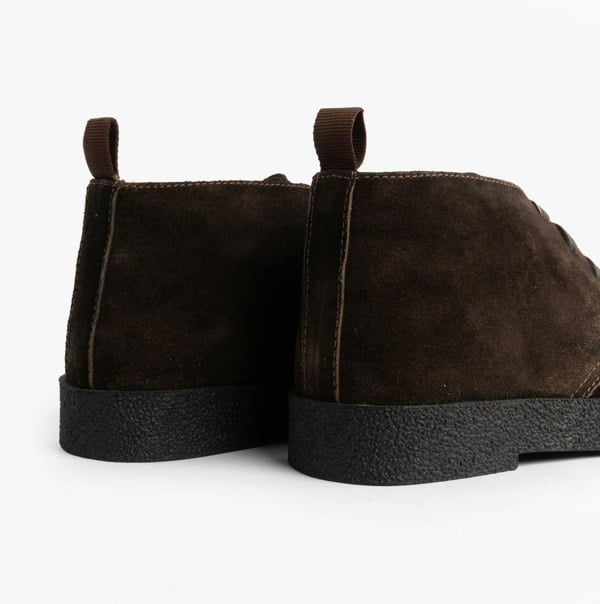 Roamers REVOLVER Mens Boots Chocolate Brown