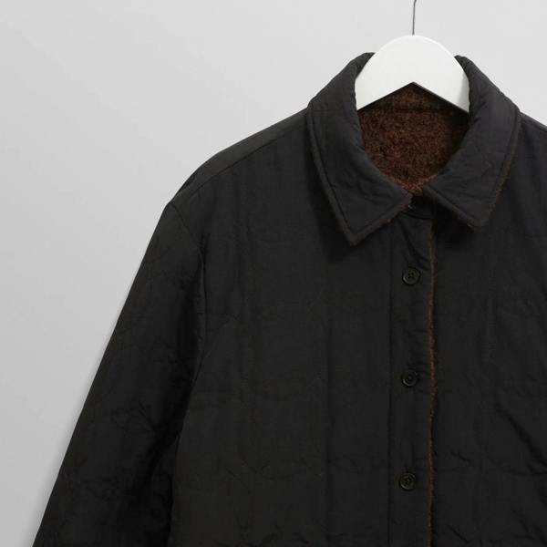 Wax London Mount Bobble Wool Reversible Overshirt