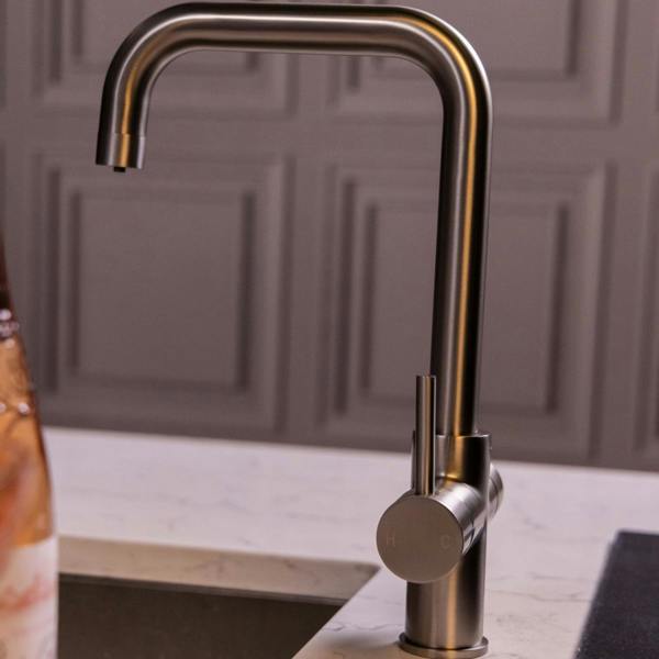 Flode Kyld 4 in 1 Instant Boiling & Cold Water Tap with Filtered Chilled Water |  Brushed Nickel Finish