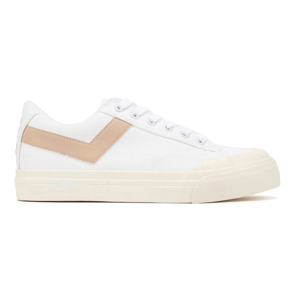 Pony Slam Dunk Lo White/Pink Trainers