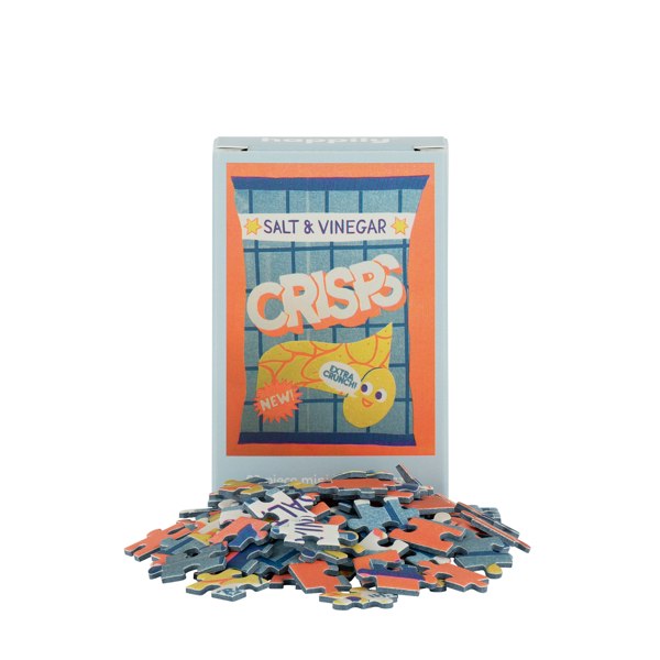 Happily Puzzles Salt and Vinegar - 99 Piece Mini Jigsaw Puzzle