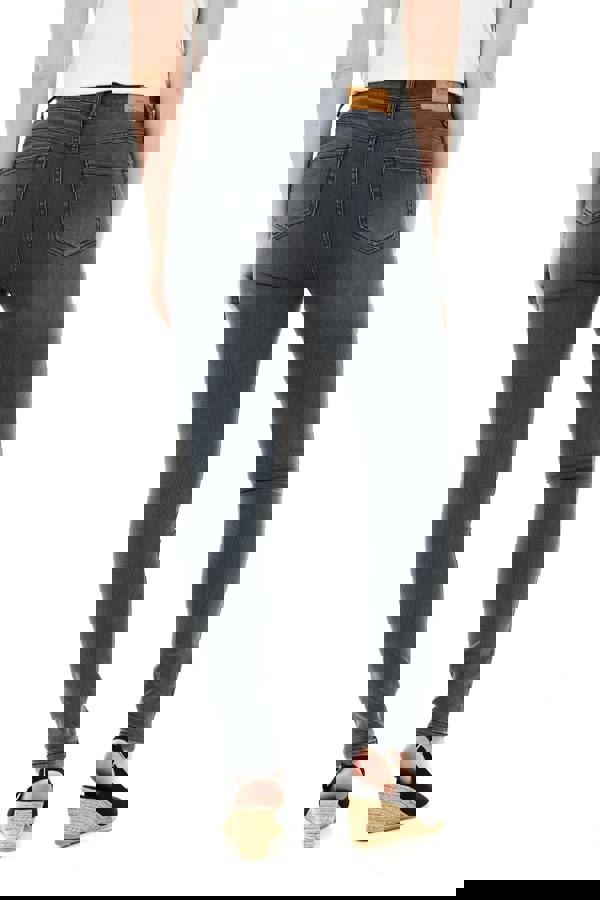 Smart Living Women's Stylish Skinny Fit High Waist Denim Jeans - Grey