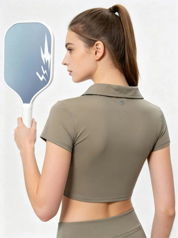 Anniou UPF 50+ V-Neck Pickleball Top
