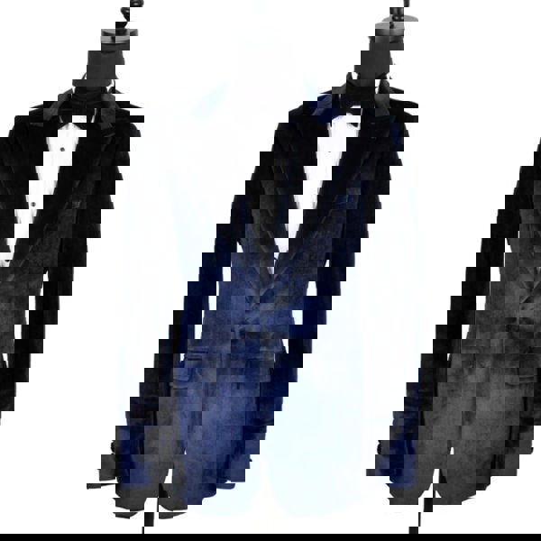 David WeJ Maison Velvet Blazer - Navy