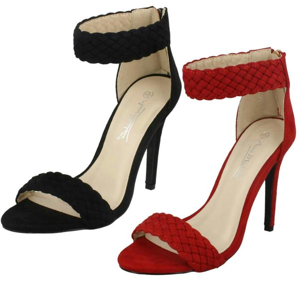 Anne Michelle Ladies Anne Michelle Braided Ankle Strap Sandals