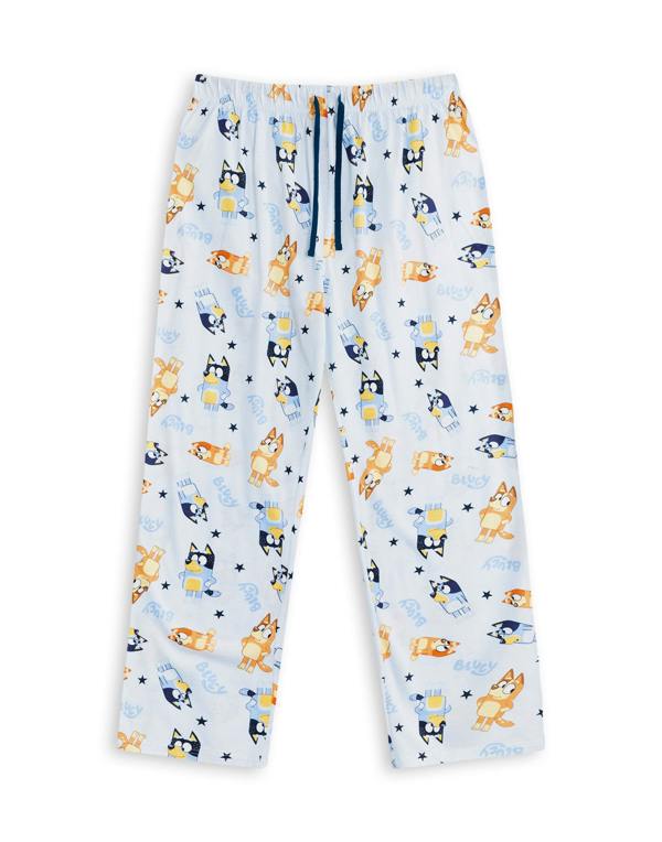 Bluey Mens Multicoloured Family Long Sleeve Long Leg Pyjama Set