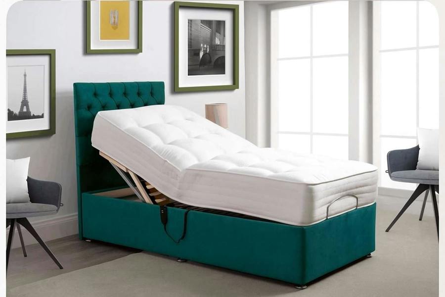 Paradise Beds 3ft Emma Electric Adjustable Mobility bed with Memory Mattress
