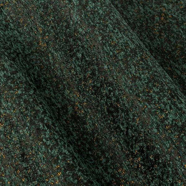 Paoletti New Galaxy Chenille Eyelet Curtains - Emerald - 