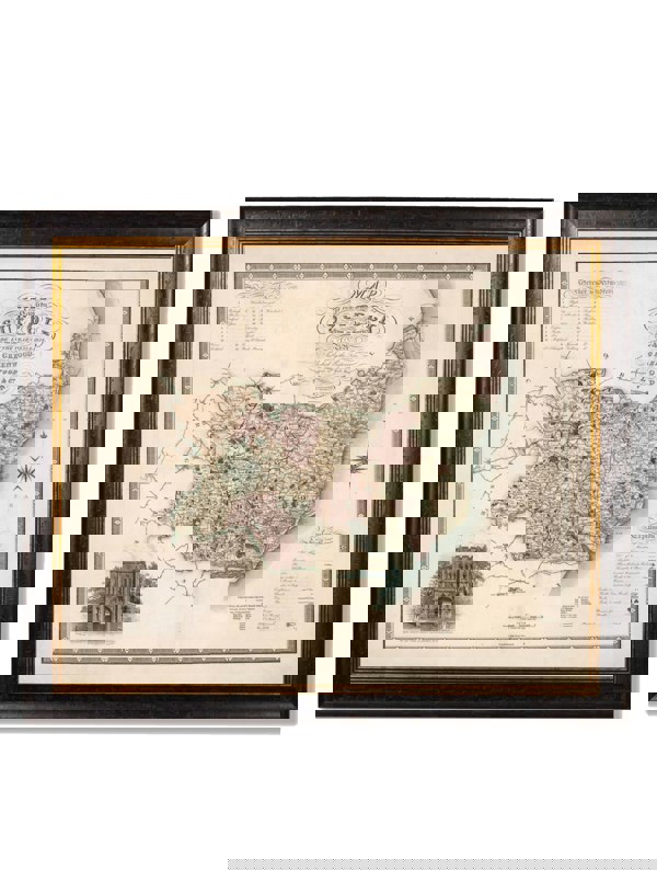 Exceptional Art c.1830 County Maps of England