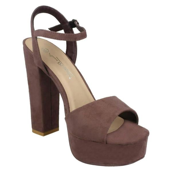 Anne Michelle Ladies Anne Michelle High Heel Platform Sandals