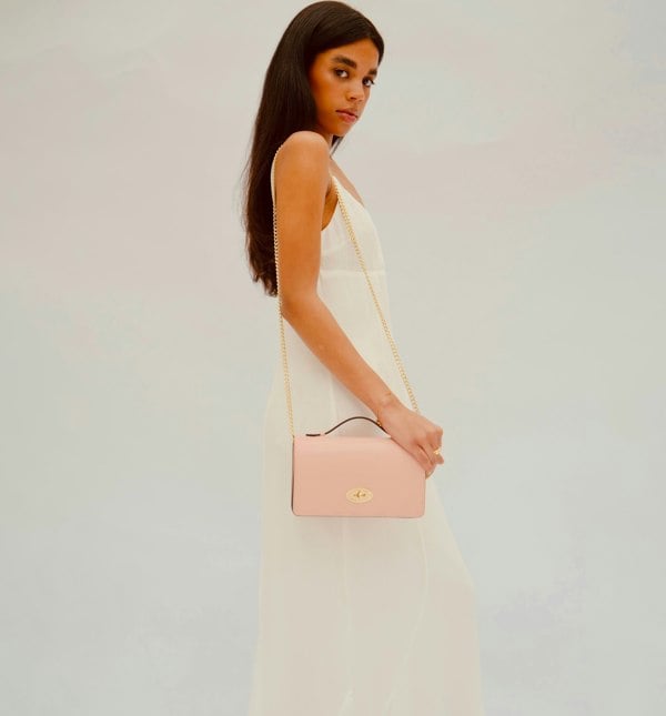 Apatchy London The Amelia Baby Pink Leather Bag