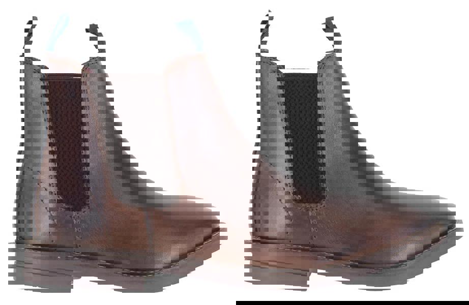 Catesby Mens Smart Casual Dress Leather Dealer Chelsea Pull On Boots