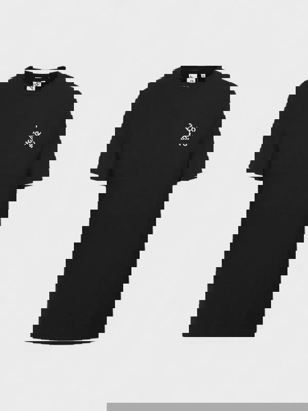 Kenzo Cross Logo Print T Shirt Black