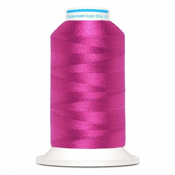 Gutermann Super Brite Polyester 40 Embroidery Thread 1000m Polyester Thread Suitable For Embroidery
