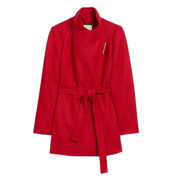 Ted Baker WMO ROSESS Short Belted Wool Wrap Coat 5