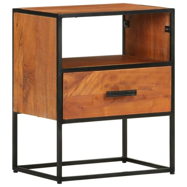 Berkfield Bed Cabinet 40x30x50 cm Solid Acacia Wood
