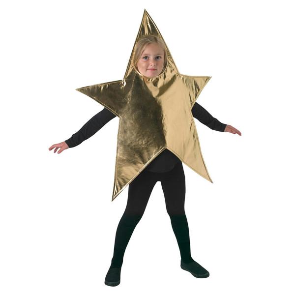 Bristol Novelty Childrens/Kids Star Tabard - Gold - 