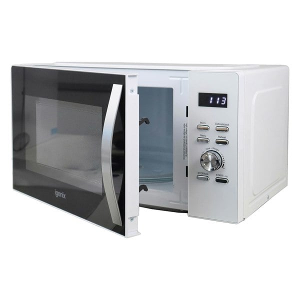 igenix Digital Microwave, 30 Litre, 950W, White, Igenix IGMS03090W