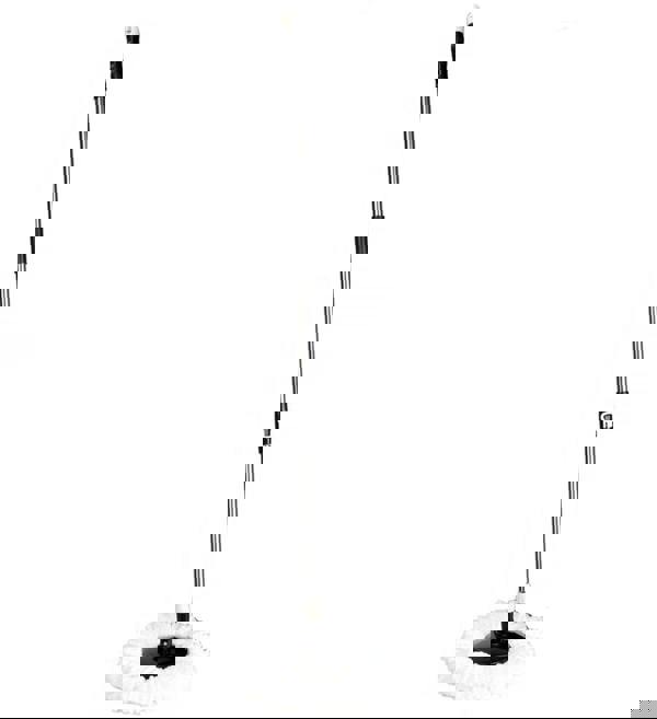 Gr8 Home Black Space Saving 360° Rotating Dual Spin Dry Mop & Bucket 3 Microfibre Heads