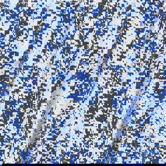 Blue | Printed Tie Waist Midi Wrap Dress