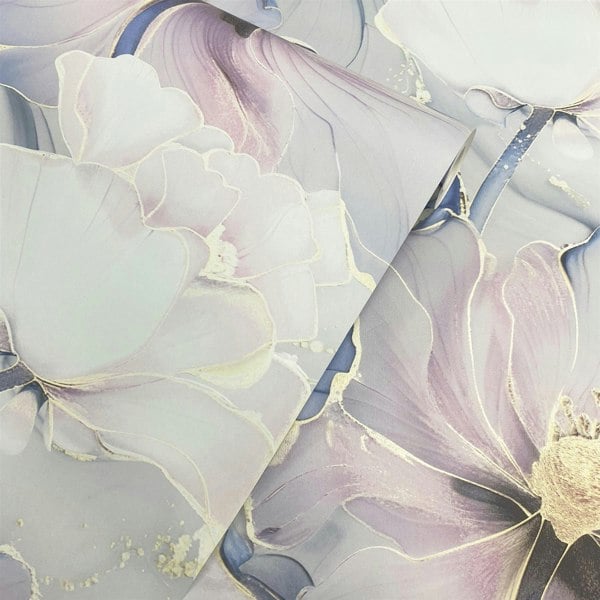 Muriva Bliss Floral Pink Wallpaper