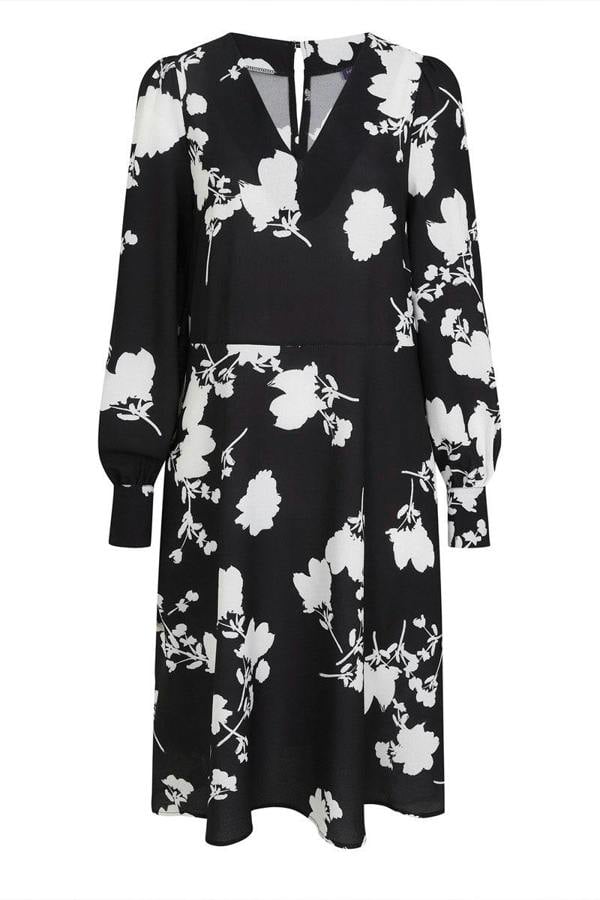 HotSquash Chiffon Loose Dress with V Neck