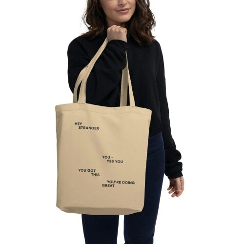 Anchor & Crew 07 You Are Enough x Mental Health EDITIONS Recycled Cotton Tote Bag