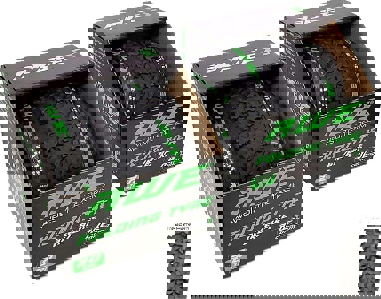 Awe 2 x AWERide Bike/E-Bike Folding Tyres 24" x 1.95" MTB Tyre 30 TPI