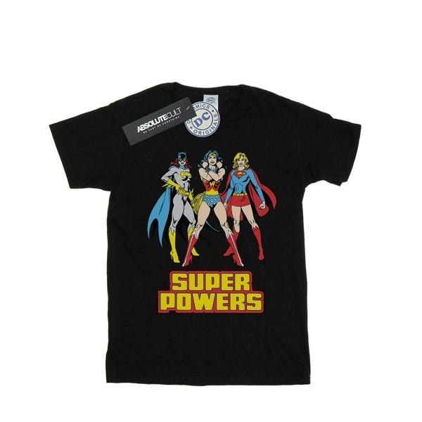 Wonder Woman Girls Super Power T-Shirt - Black