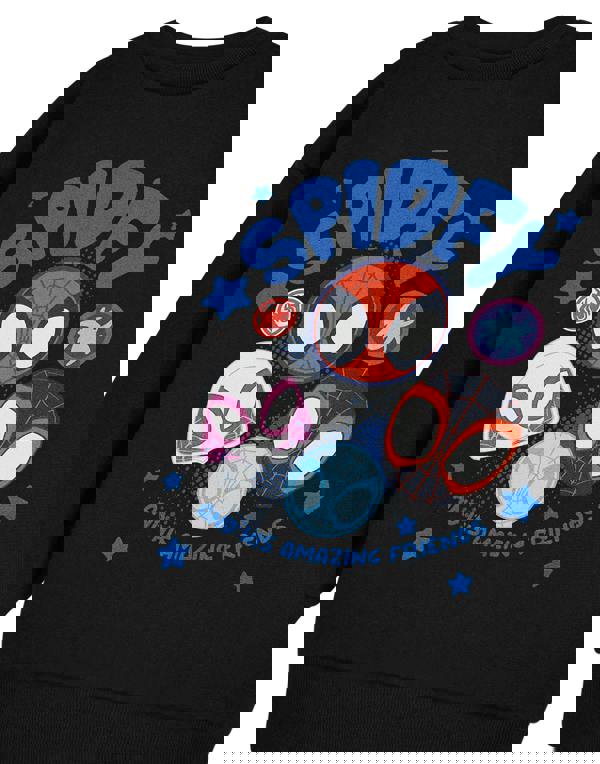 Spiderman Boys Black Spidey & His Amazing Friends Sweatshirt