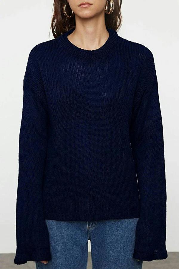 WOVCOR Oversize Soft-Textured Knit Sweater