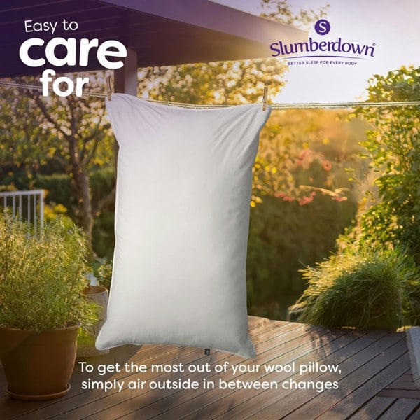 Slumberdown Wonderful Wool Firm Support Pillow