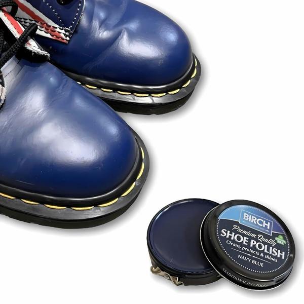 BIRCH Traditional Shoe Polish - Wax-Based for Leather Conditioning 50ml