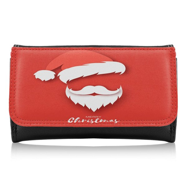 Benjamin Tate Design Santa Claus Hat And Beard Dining Maxi Purse