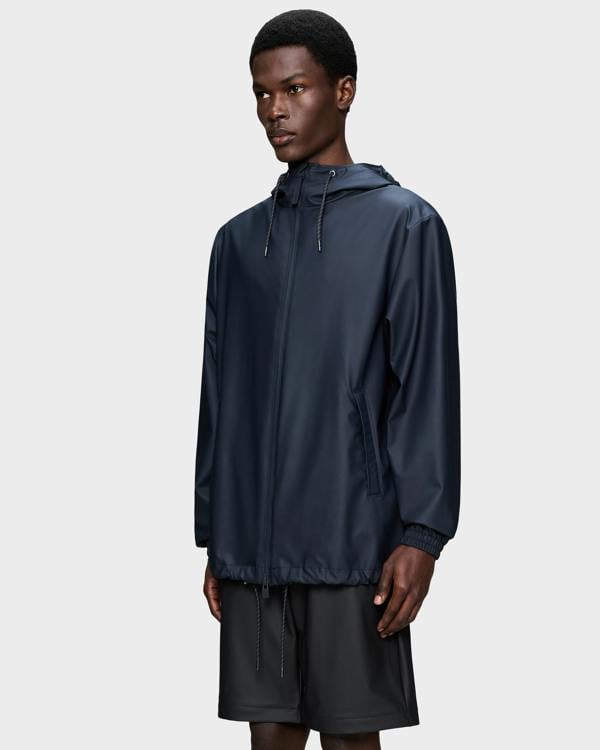 Rains Storm Breaker Unisex Jacket - 47 Navy | CHO | Designer Unisex Rain Coats