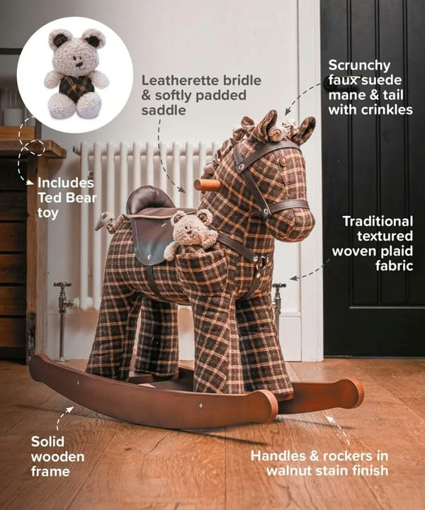 Little Bird Told Me Rufus & Ted Rocking Horse