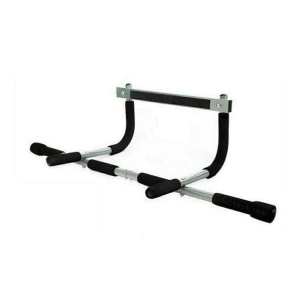 ENER-J Heavy Duty Pull Up Bar for Doorway, Multi Grip Chin Up Bar, Upper Body Fitness Bar for Home Gym Door Frames