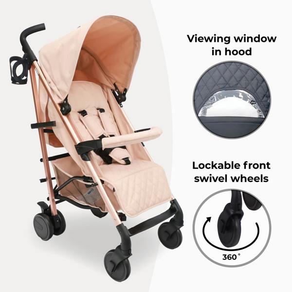 My Babiie MB51 Stroller - Billie Faiers Rose Gold Blush