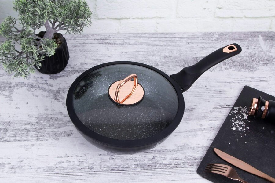 Berlinger Haus Deep Frying Pan Berlinger Haus BH-1643N Black Rose
